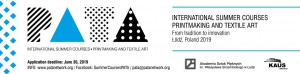 [Weź udział w] Letnie Międzynarodowe Kursy Grafiki i Tkaniny Artystycznej PATA